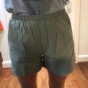 Silver Fern elastic waist shorts with drawstring